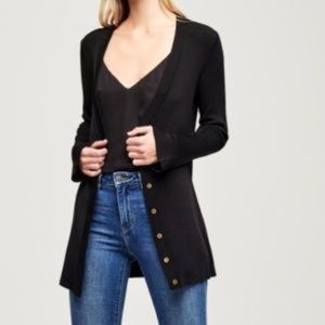 Lucas long rib cardigan gently worm